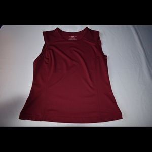 Danskin Athletic Wear sleeveless burgundy
